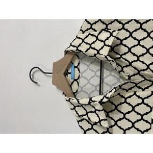 J. McLaughlin Catalina Dress with Collar / Ivory and Black / Small